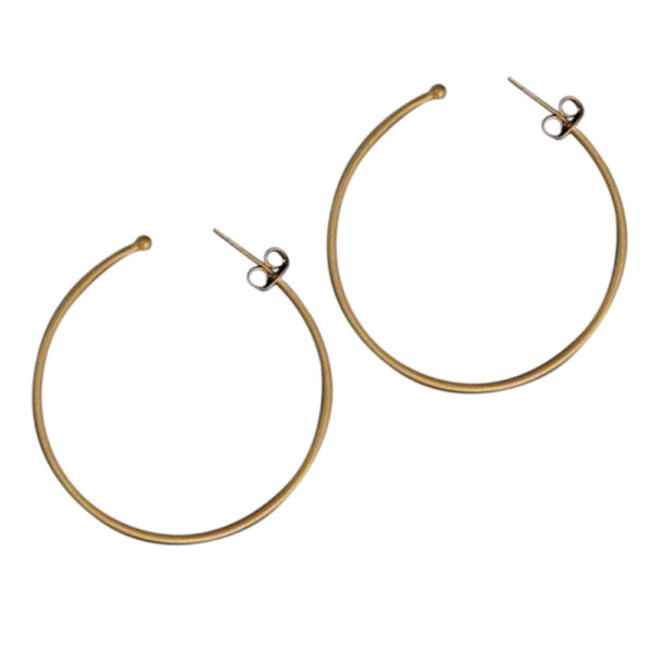 Silvesto India 925 Sterling Silver Gold Micron Plated Women Earring