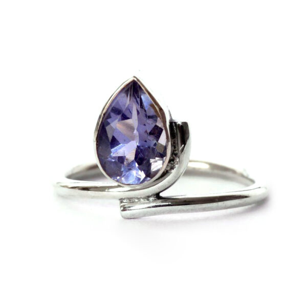 Silvesto India Natural Amethyst Gemstone 925 Sterling Silver Ring