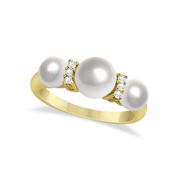 Silvesto India Natural Pearl Gemstone 925 Sterling Silver Ring